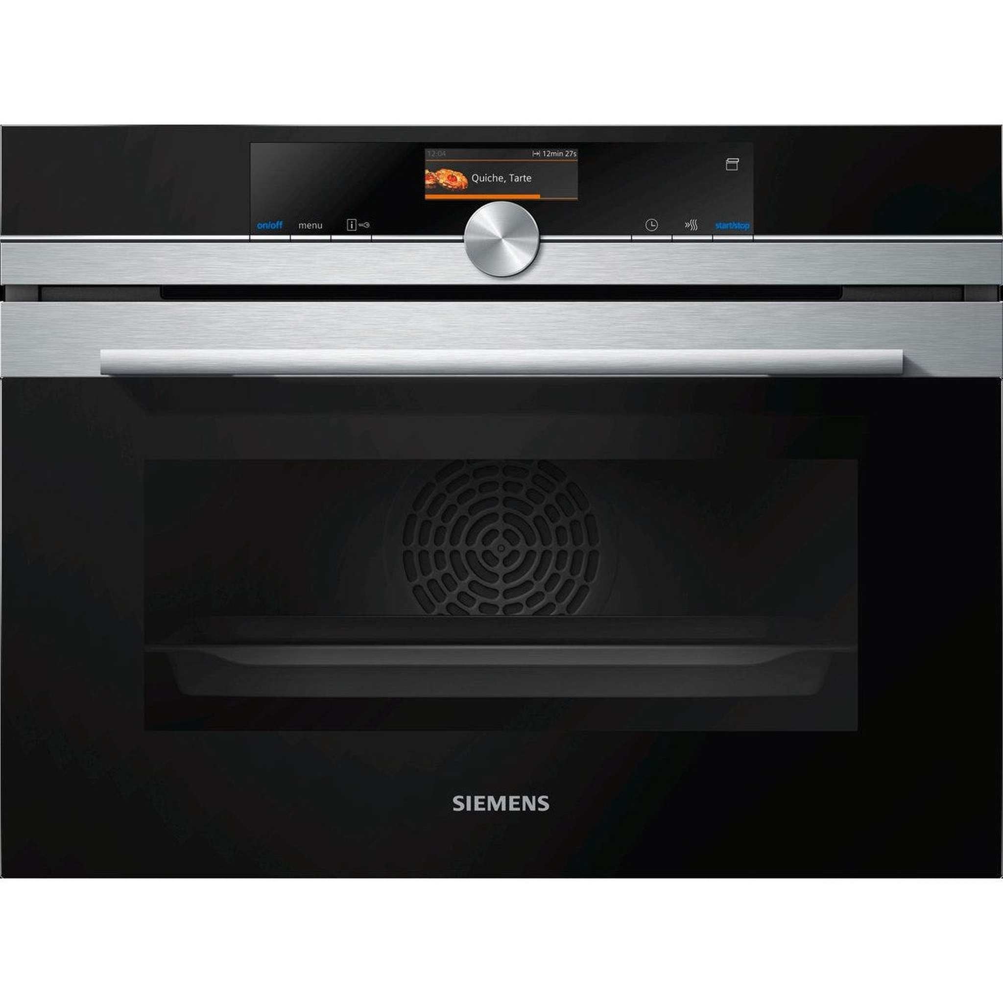 Siemens CS636GBS2 – Inbouwoven – 47L – Zwart – Stoomfunctie – Energieklasse A