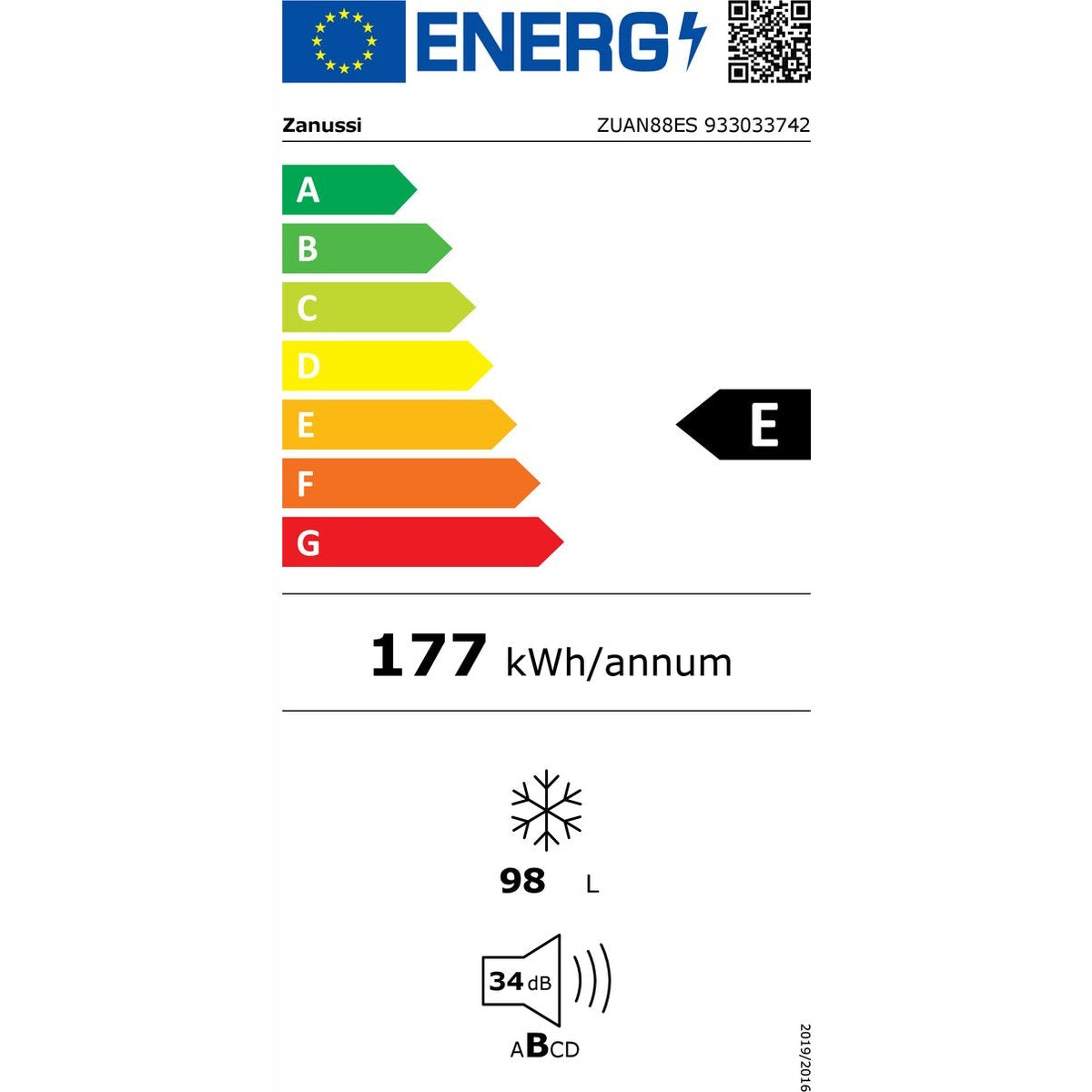 ZANUSSI ZUAN88ES