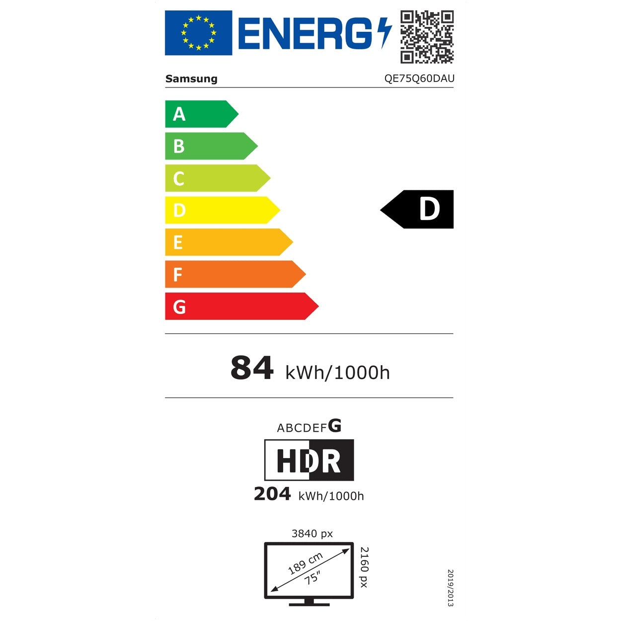 SAMSUNG QE75Q60D