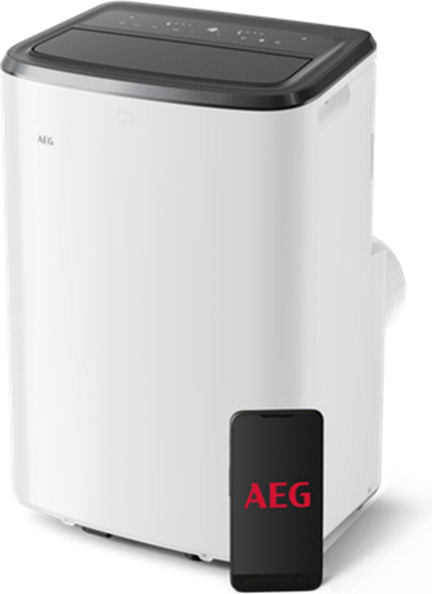 AEG AXP26U339CW – Mobiele airco – 9000 BTU – Voor ruimtes tot 40 m² – Wit