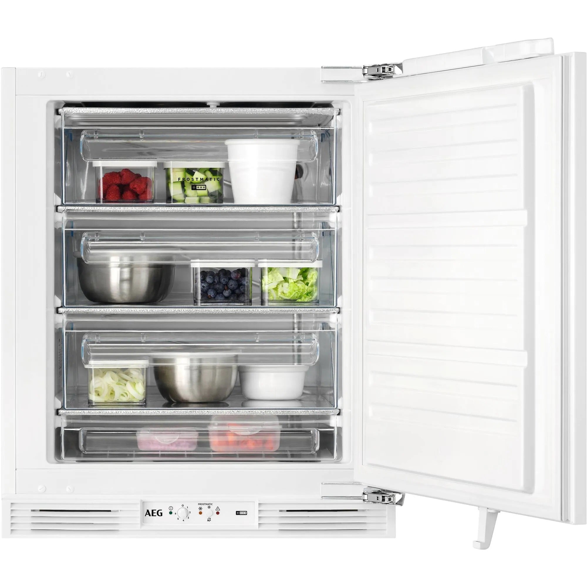 AEG OAB6I82EF – Vriezer – Inbouw – Tafelmodel – 4 vakken – Stil – 95 liter