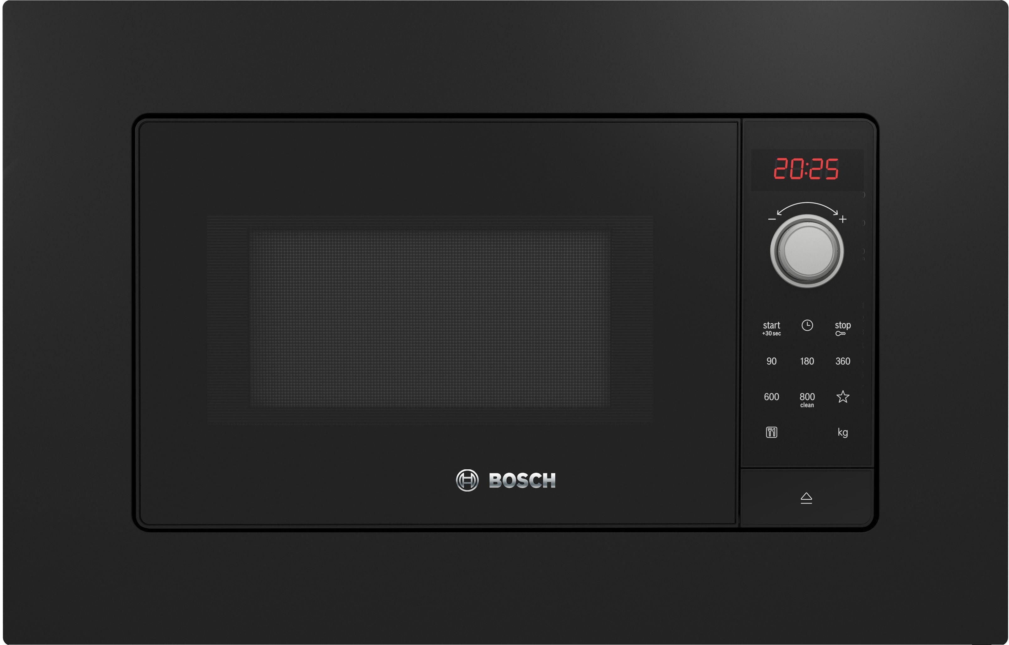 Bosch BFL623MB3 – Inbouw Magnetron – 20 liter – Zwart – 800 Watt – Ontdooifunctie