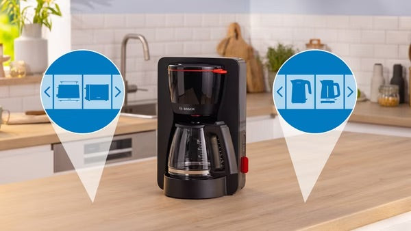 Bosch TKA3M133 – Koffiefiltermachine – 1,25 liter – 1200W – Zwart