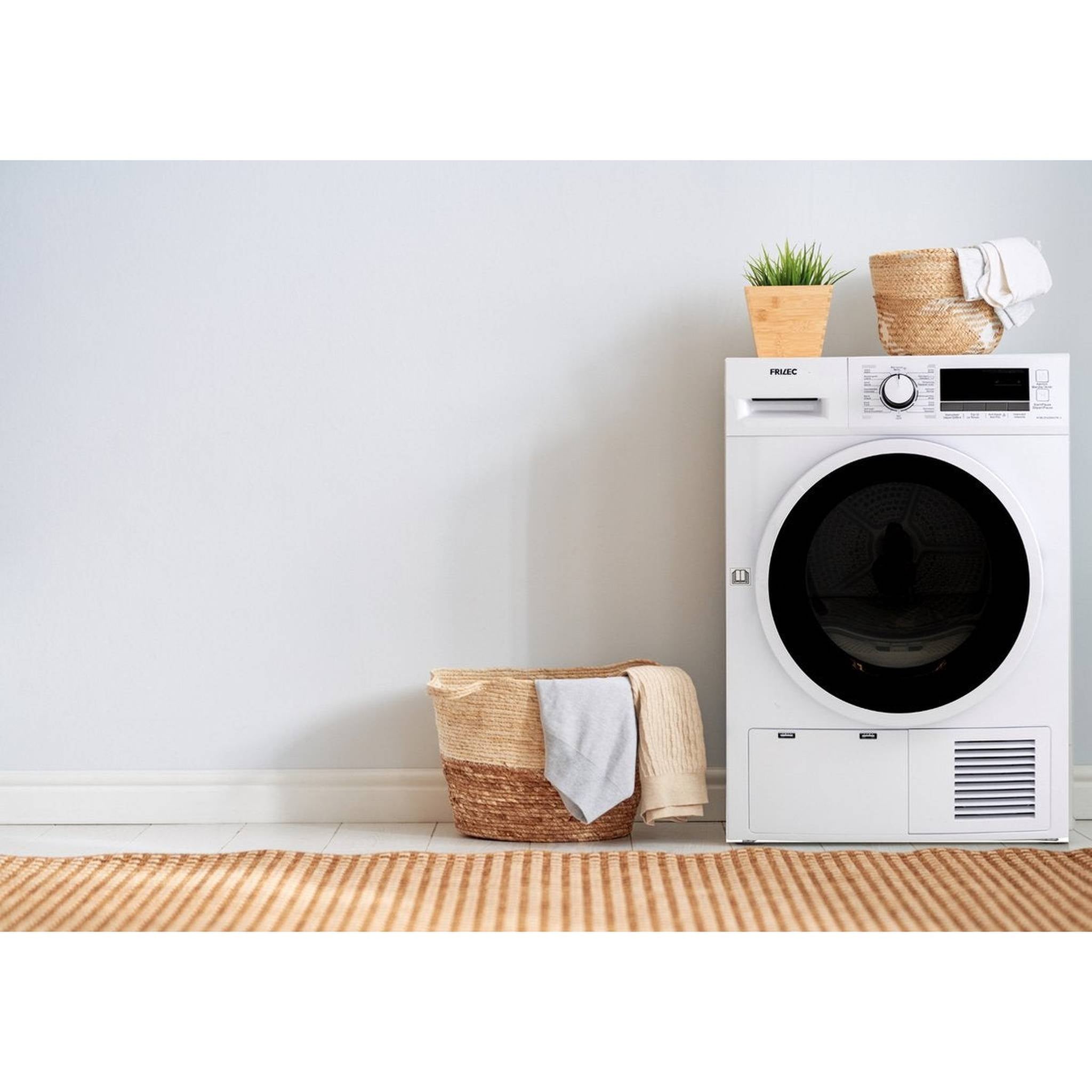 Frilec KOBLENZ8600TK – Condensdroger – 8 kg – Stil en praktisch – Energieklasse E