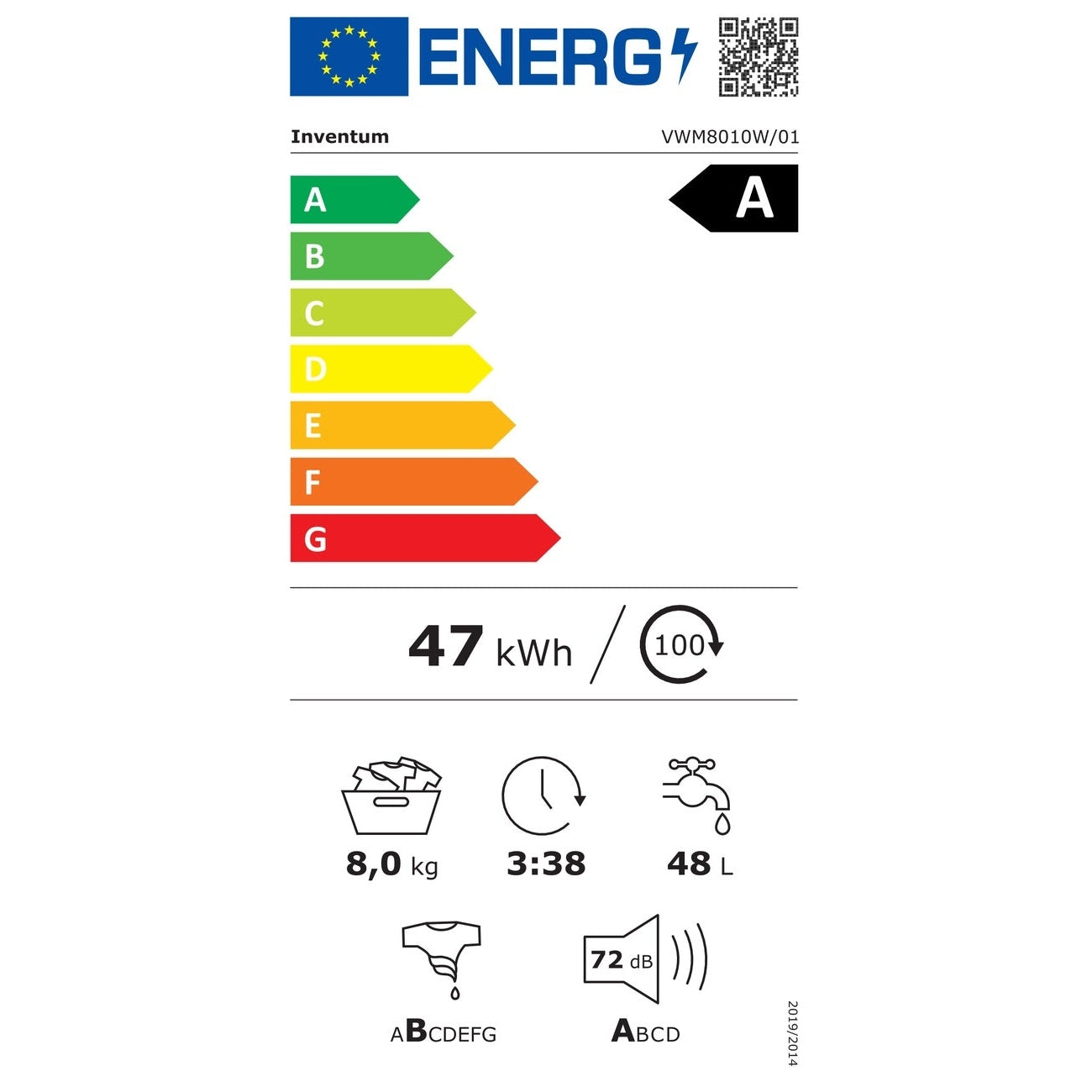 INVENTUM VWM8010W