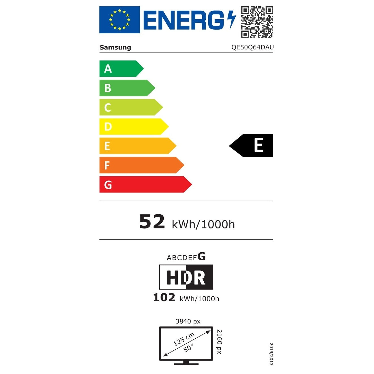 SAMSUNG QE50Q64D