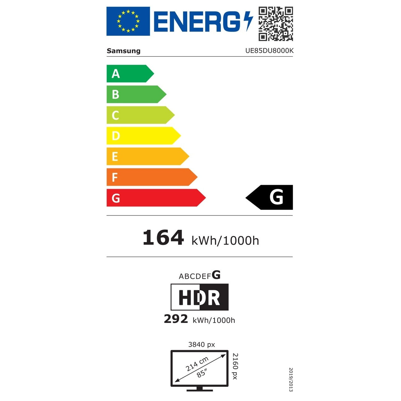 SAMSUNG UE85DU8000K