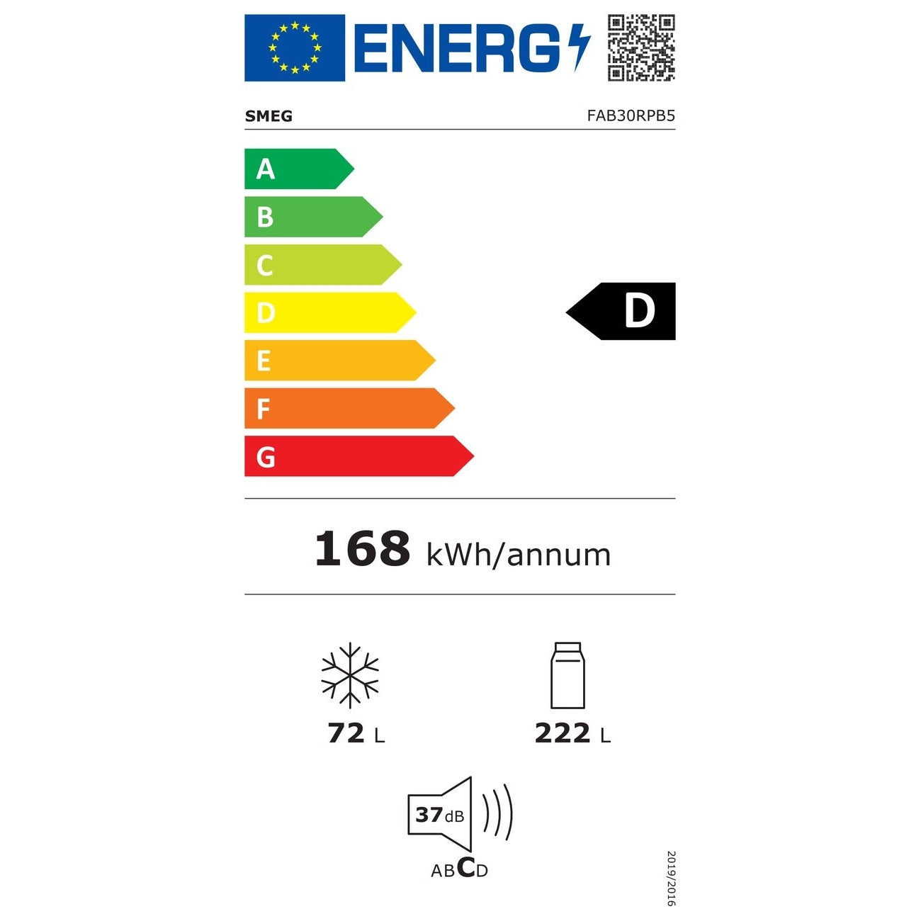 SMEG FAB30RPB5