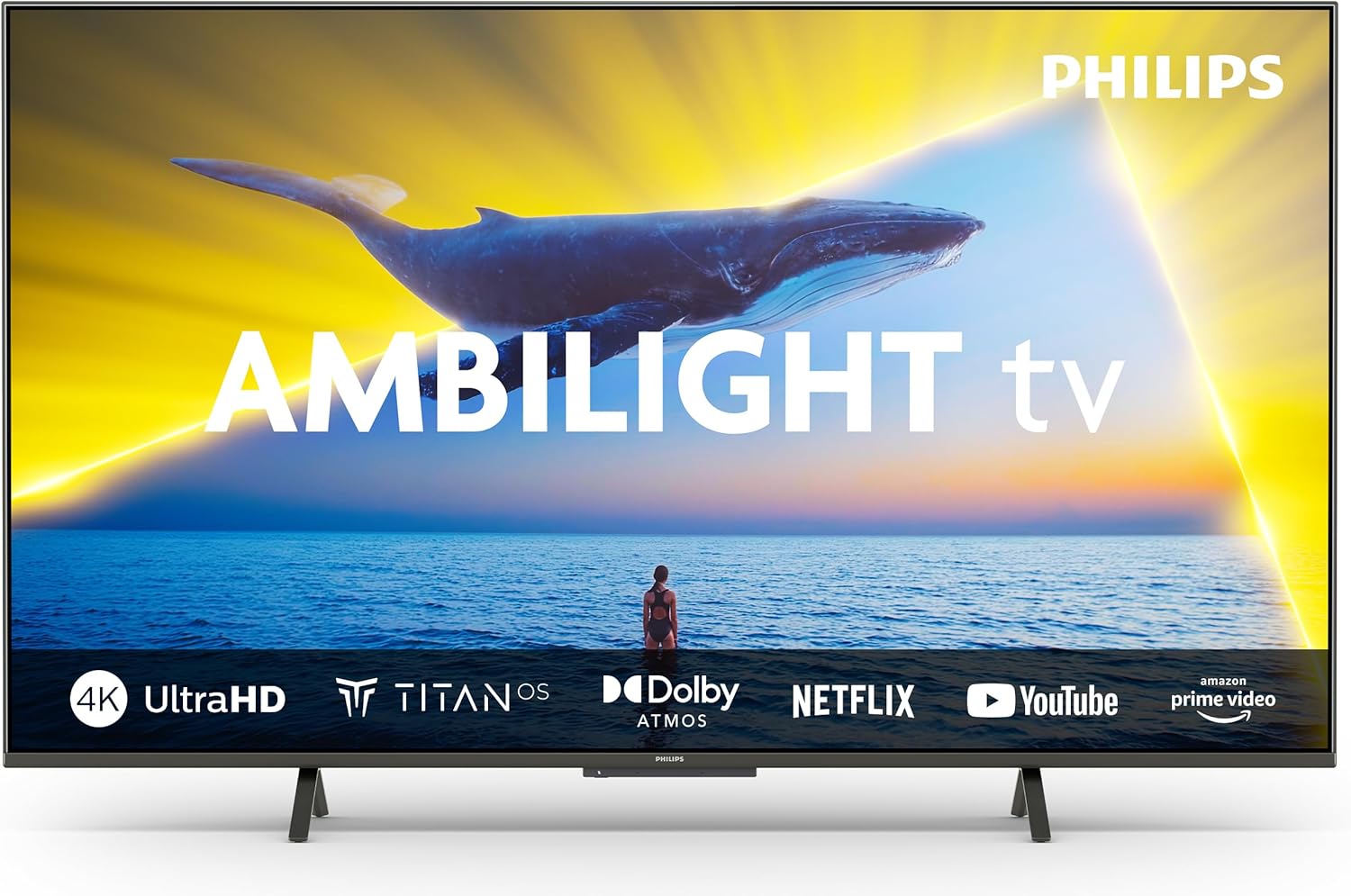 Philips 43PUS8109/12 – 43 inch LED TV – 4K UHD – HDR – Smart TV – Zwart – Ambilight – 50 Hz – Energieklasse G