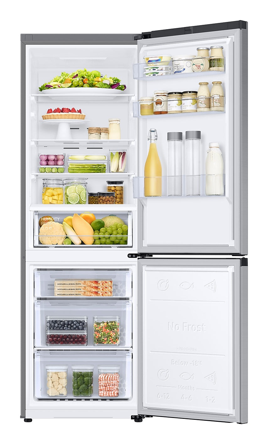 Samsung RB34C600ESA – Koel-vriescombinatie – 344L – RVS – No Frost – Energieklasse E – 59.5 cm breed – Stil – Smart