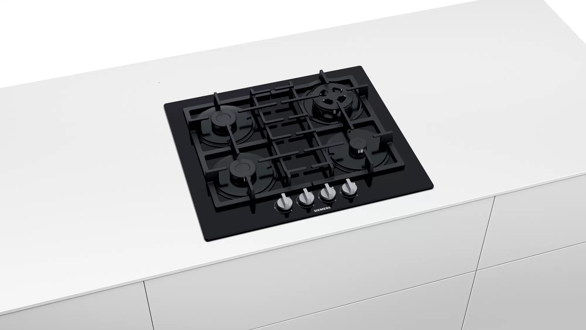 Siemens EN6B6HB90 – Kookplaat – Gas – Keramiek – 4 kookzones – Zwart