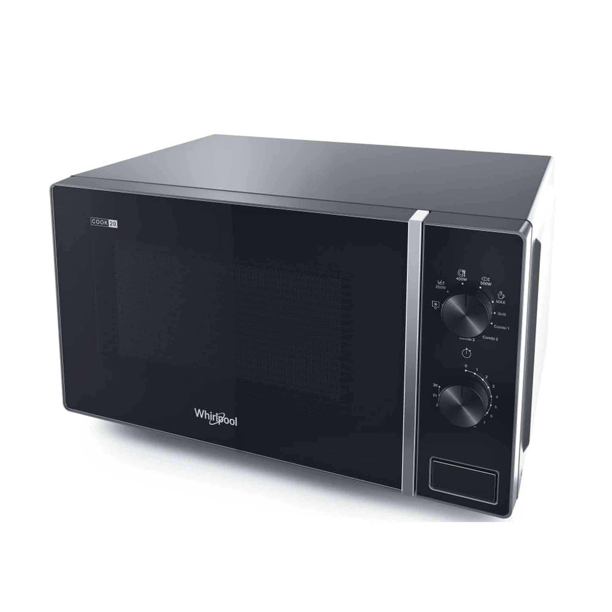 Whirlpool MWP103SB – Magnetron – Vrijstaand – 700W – Grillfunctie – Zwart Design