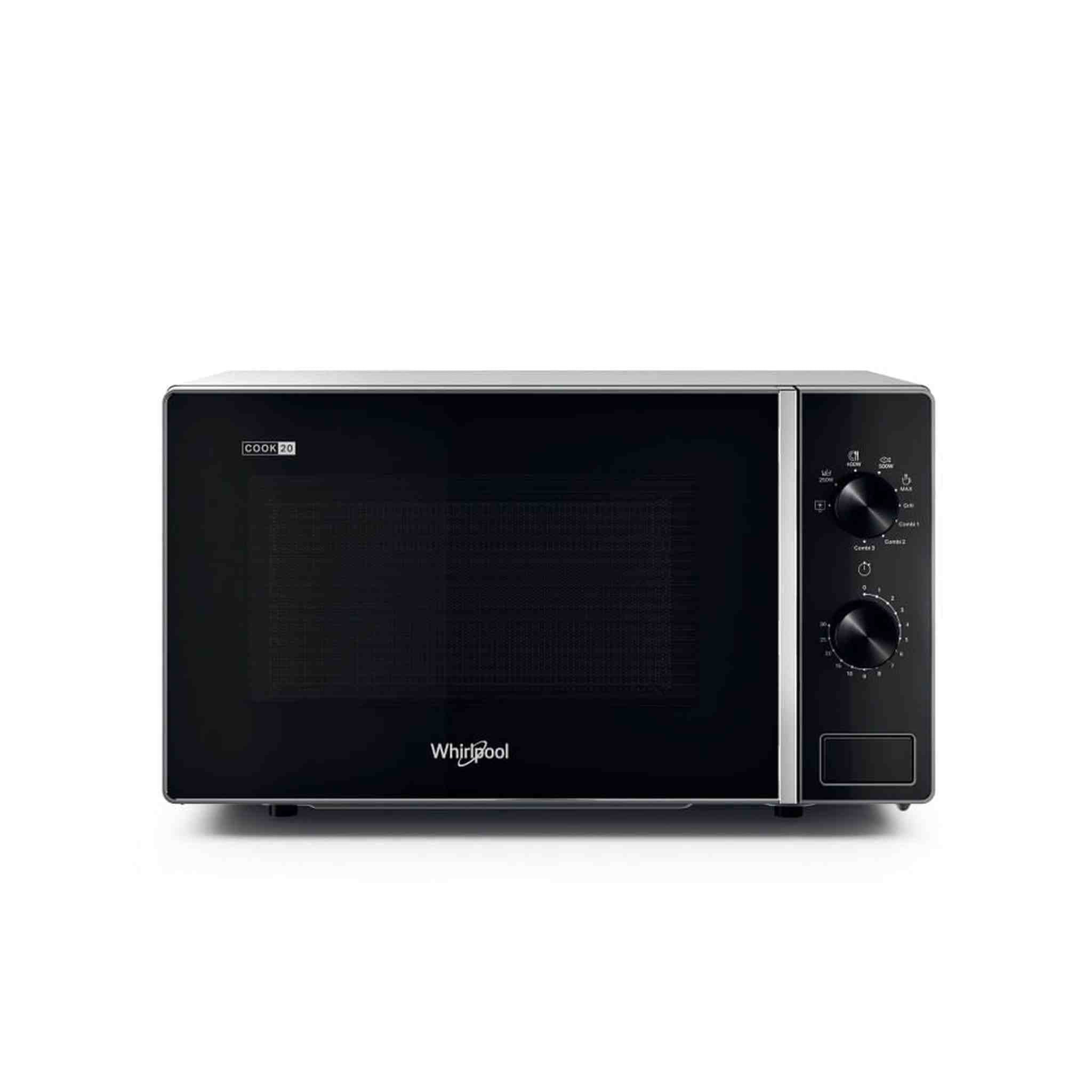 Whirlpool MWP103SB – Magnetron – Vrijstaand – 700W – Grillfunctie – Zwart Design