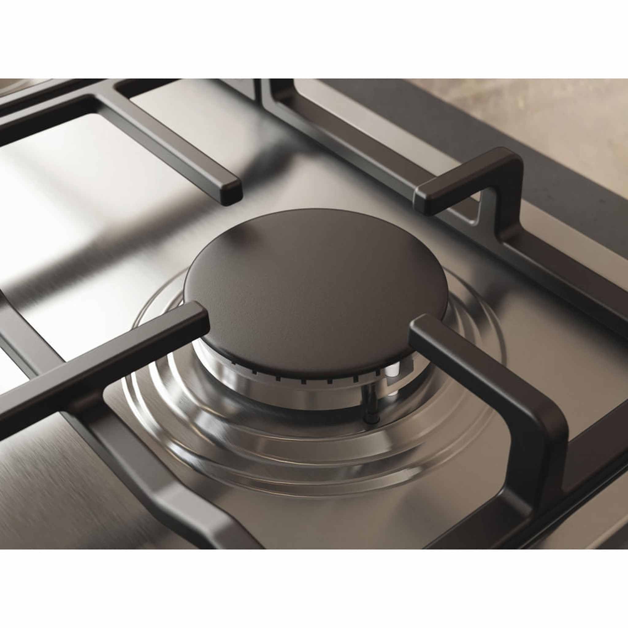 Whirlpool TGML660IX – Gas Kookplaat – Roestvrij staal – 4 kookzones voor snel koken