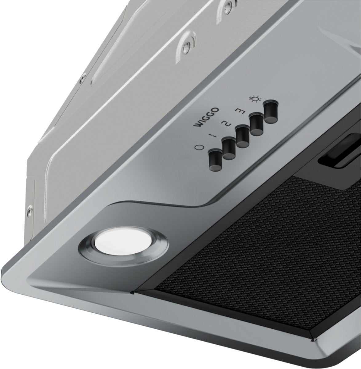 Wiggo WE-E573R(XB) – Inbouw Afzuigkap – RVS – 60 cm – Stil – LED – Energiezuinig